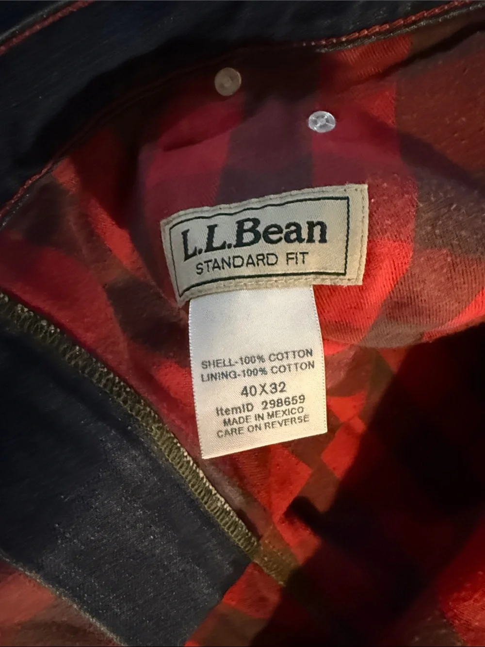 L.L.Bean Men's Double L Flannel-Lined Jeans